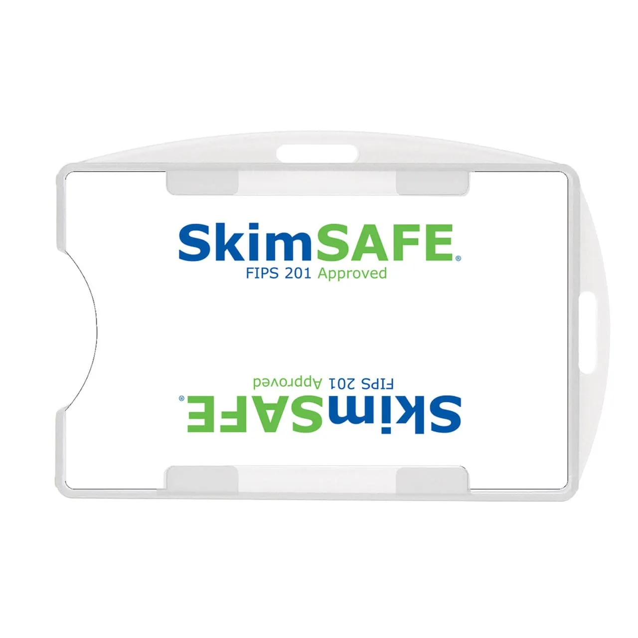 SkimSAFE FIPS 201 RFID Blocking 2-Card ID Holder (AH-210)