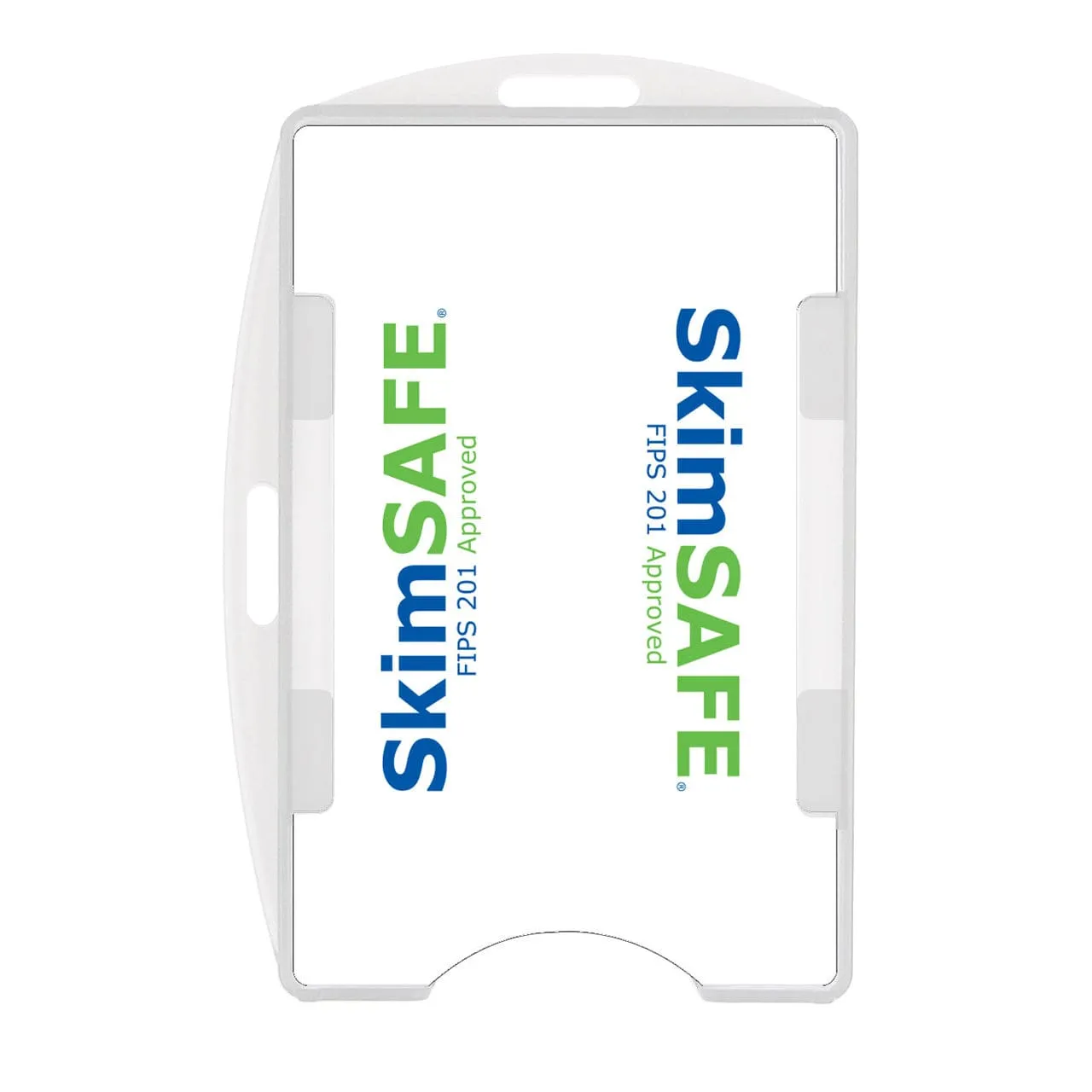 SkimSAFE FIPS 201 RFID Blocking 2-Card ID Holder (AH-210)