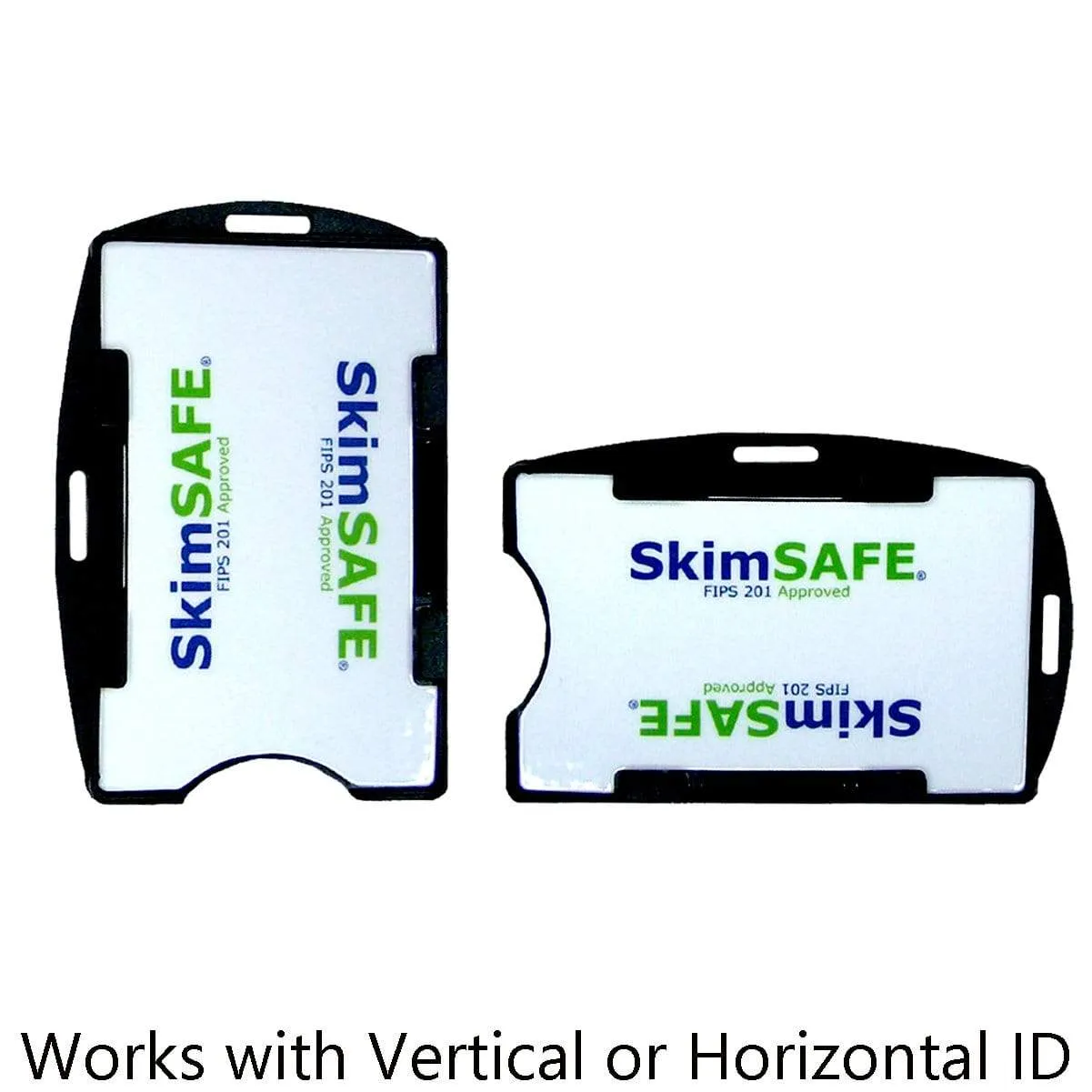 SkimSAFE FIPS 201 RFID Blocking 2-Card ID Holder (AH-210)