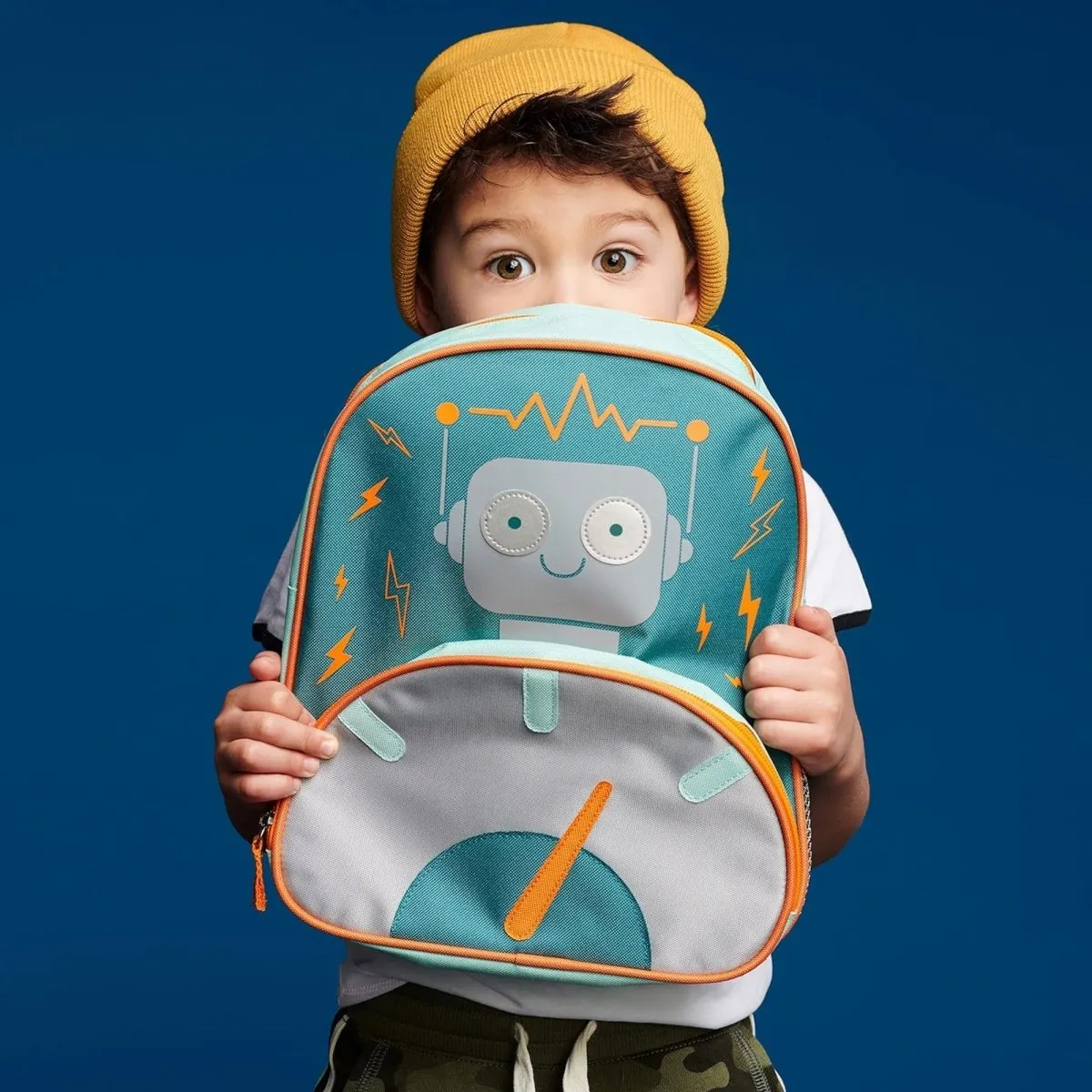 Skip Hop Spark Style Little Kid Backpack - Robot