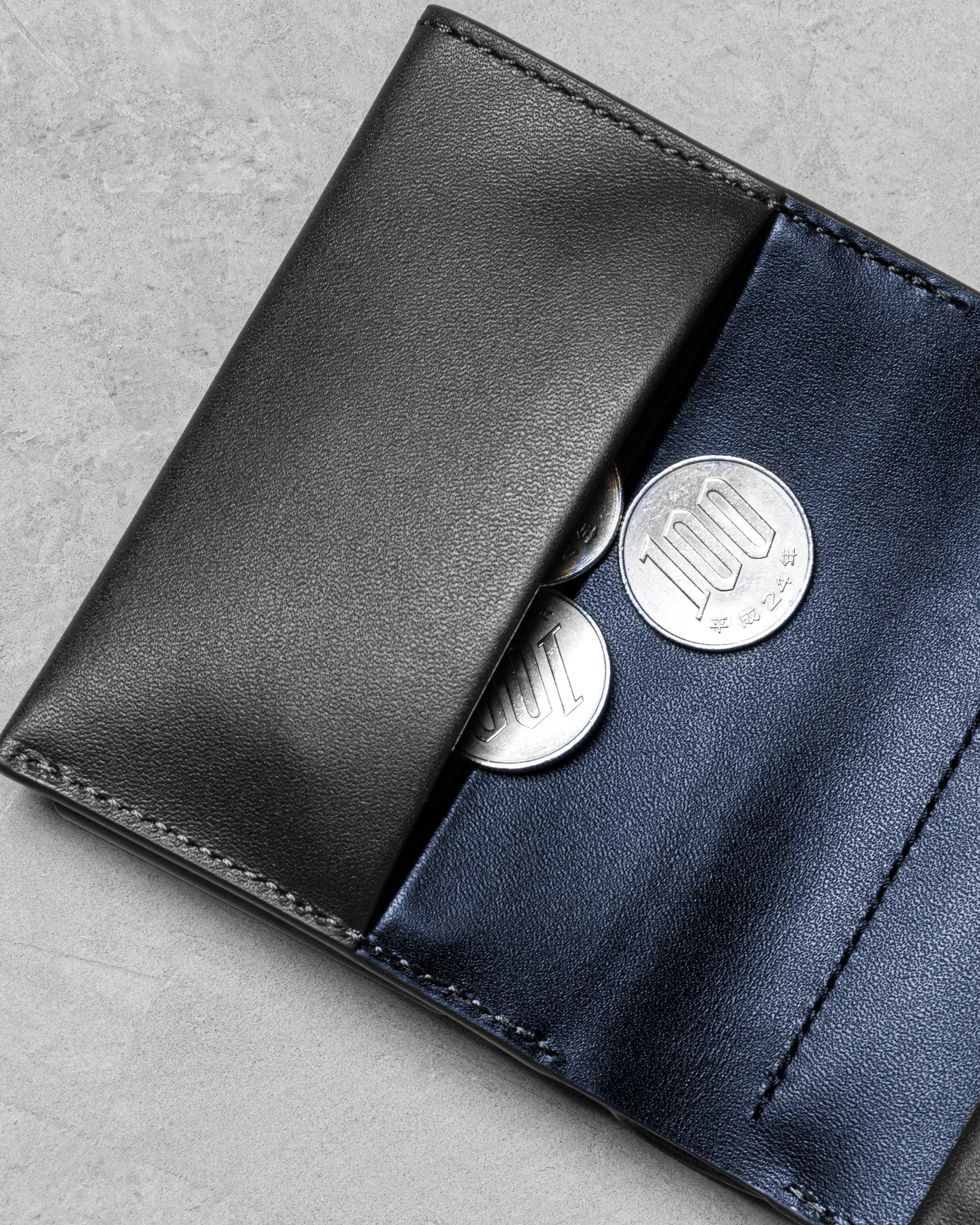 Slim Coin Wallet Black