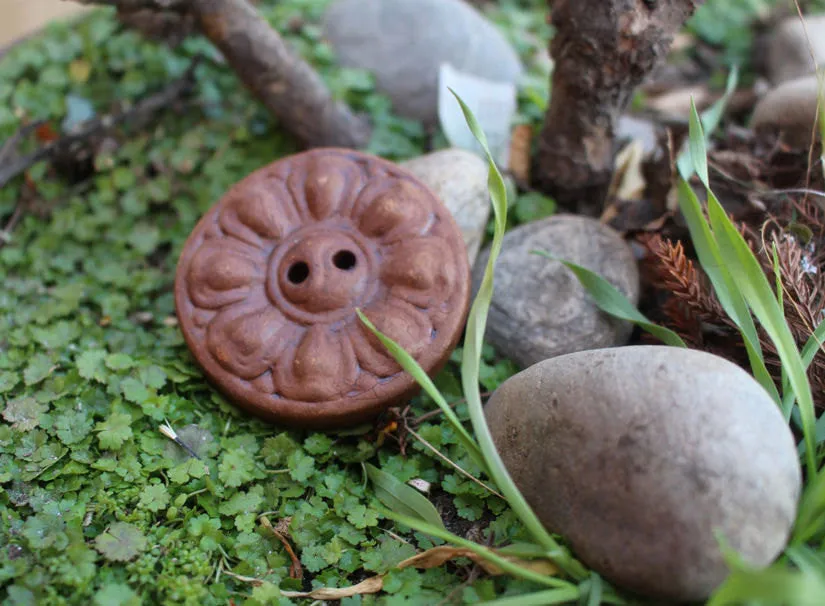 Small Clay Incense Burner