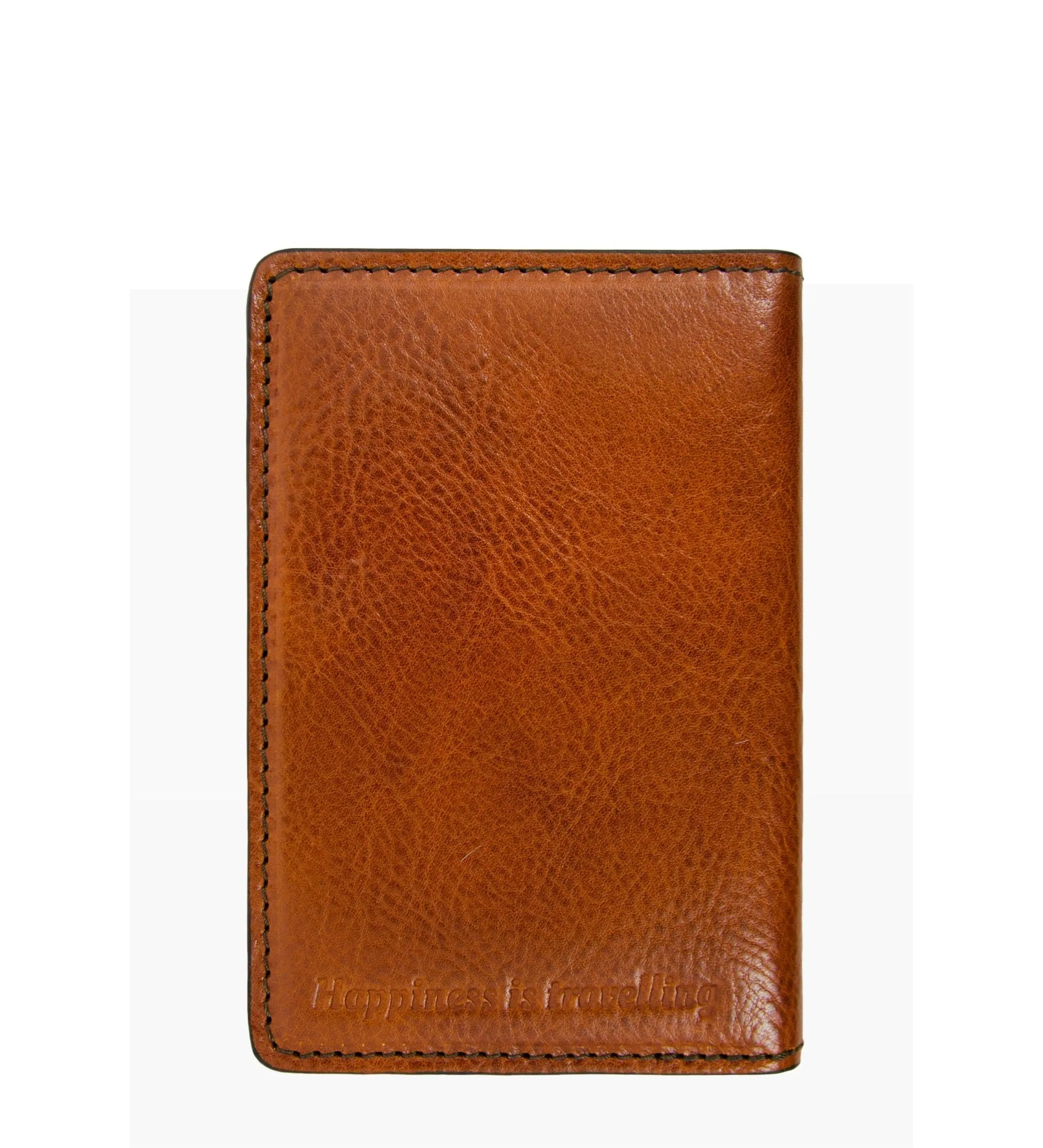 Small Leather Passport Holder for Women - Gulliver's Travels