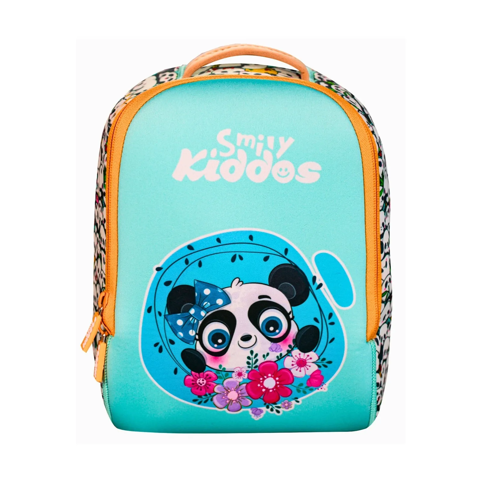 Smily kiddos Charming Panda Neoprene Preschool Backpack (6L) – Light Blue