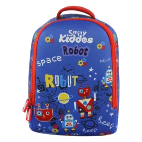 Smily Kiddos Preschool Backpack Robot Theme