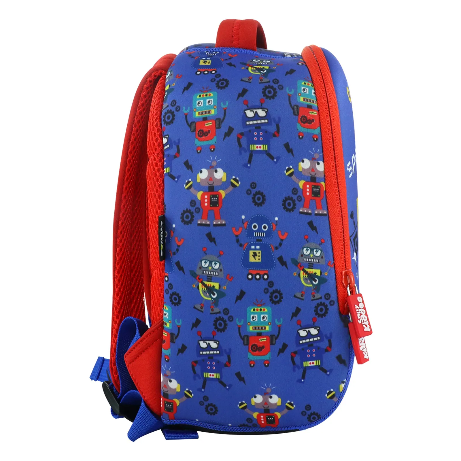 Smily Kiddos Preschool Backpack Robot Theme