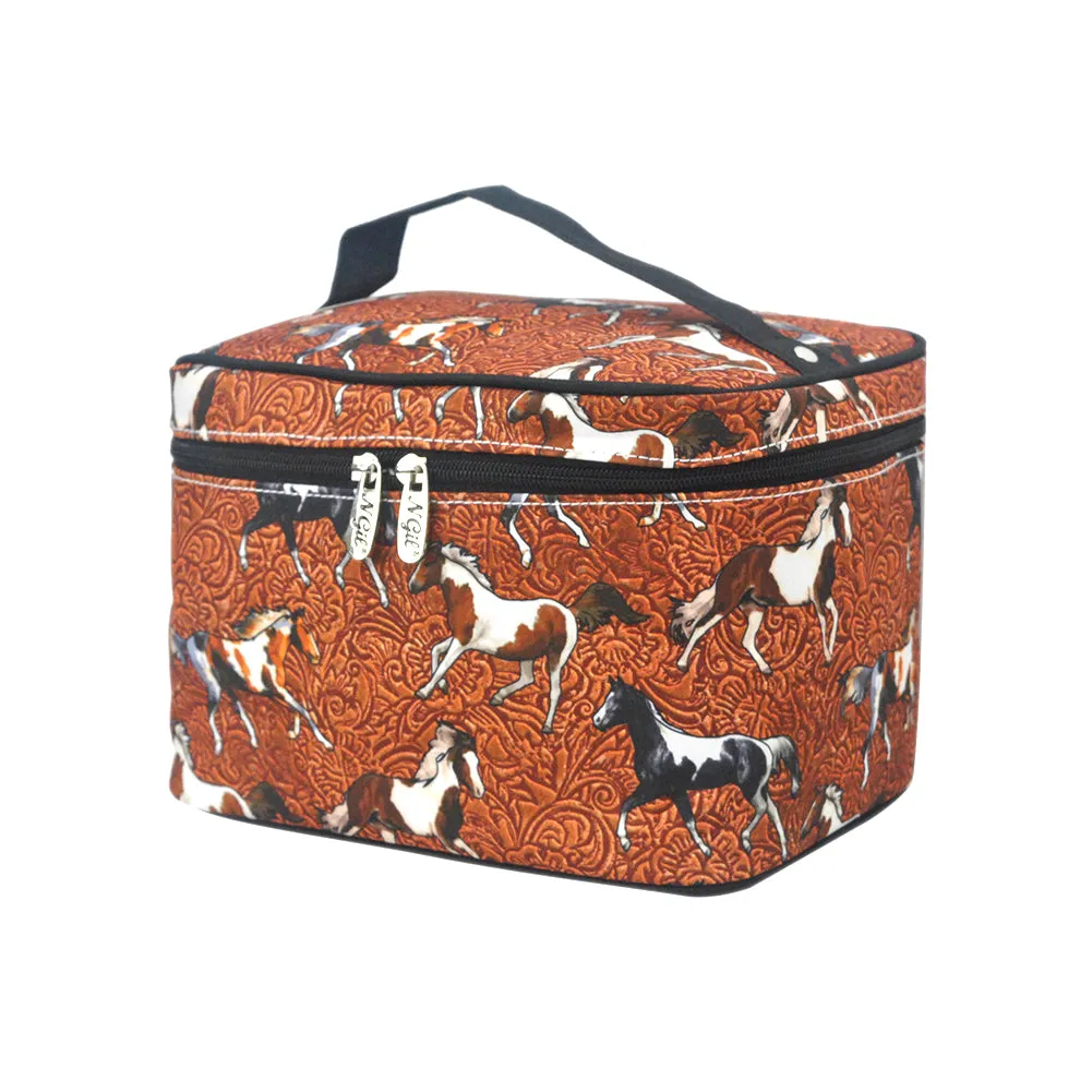 Spanish Saddle NGIL Large Top Handle Cosmetic Case