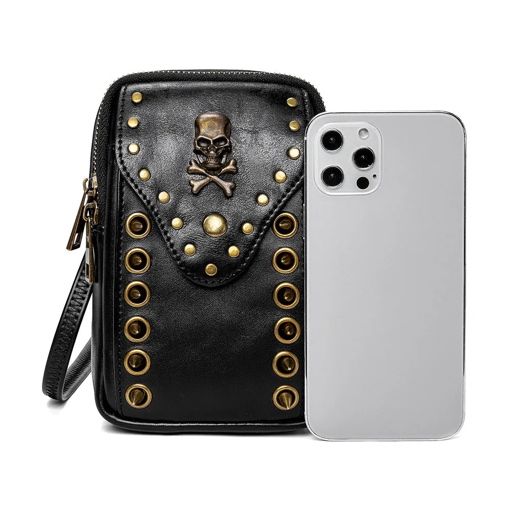 Steampunk Passport Wallets Neck Holder Cell Phone Purse Pouch