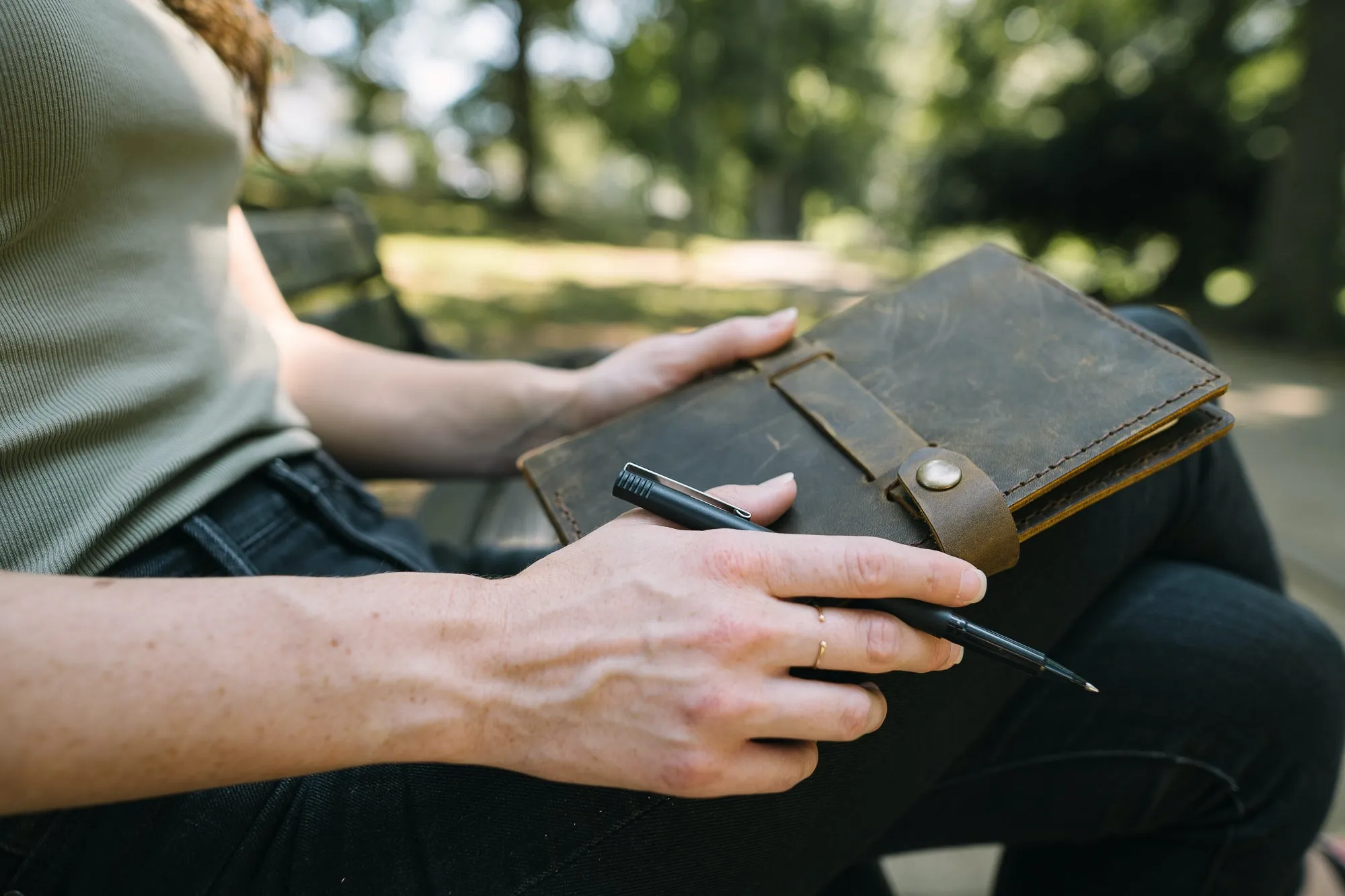 Stitched Leather Journal