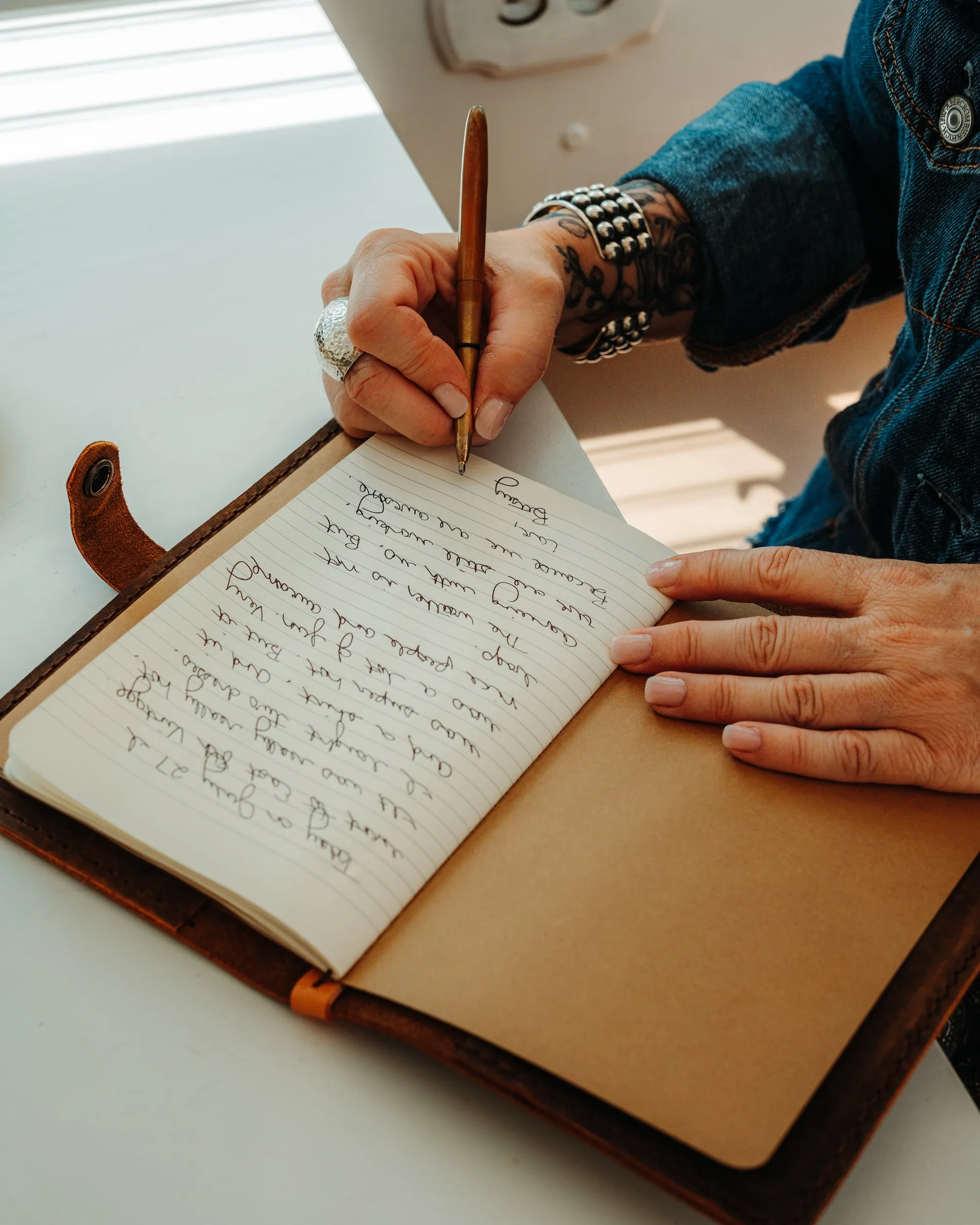 Stitched Leather Journal