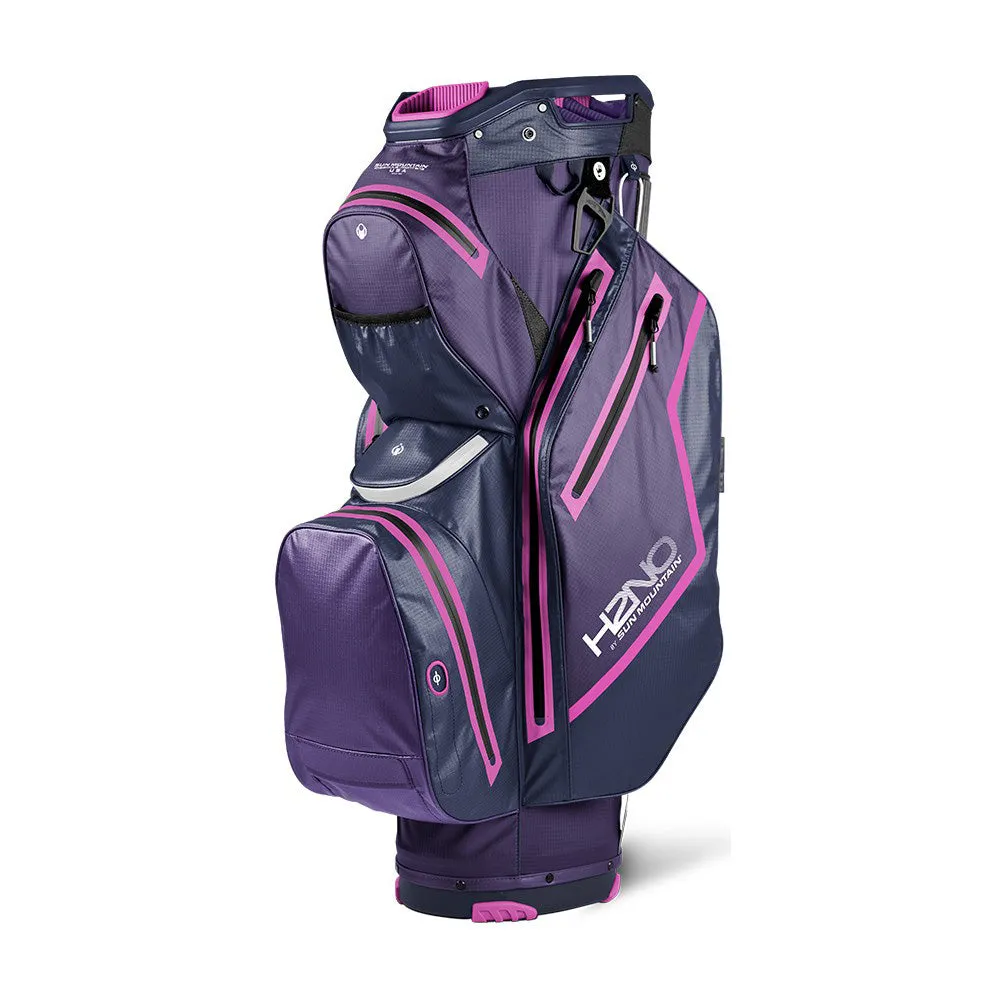 Sun Mountain H2NO Staff Cart Bag - Purple/Navy/Fuchia