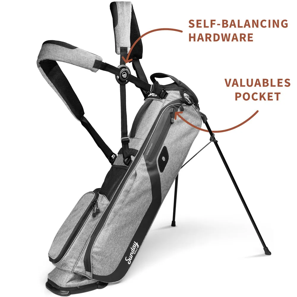 Sunday Golf El Camino Stand Bag - Heather Gray