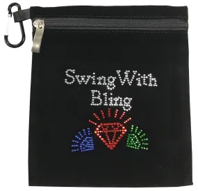 Swing With Bling Bling Golf Accessory Bag