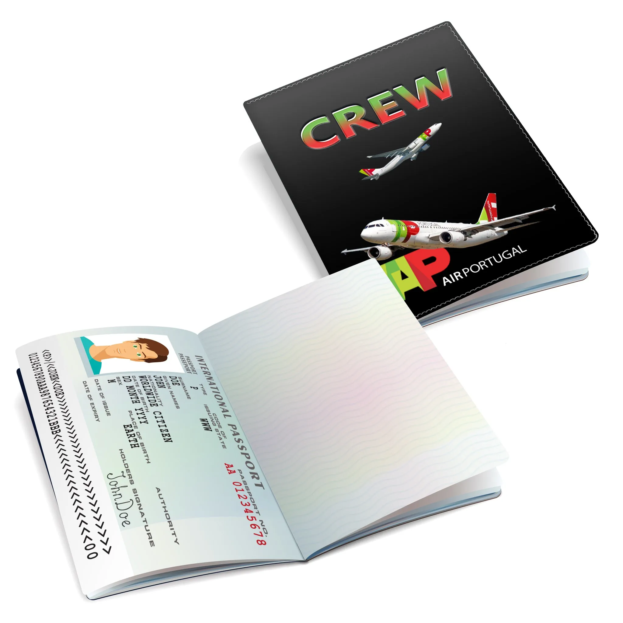 TAP Air Portugal A320 A330 DUO Passport Cover