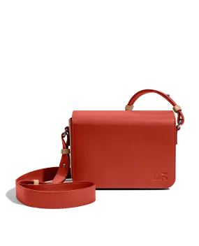 Terracotta Red - Sol Box Shoulder Bag