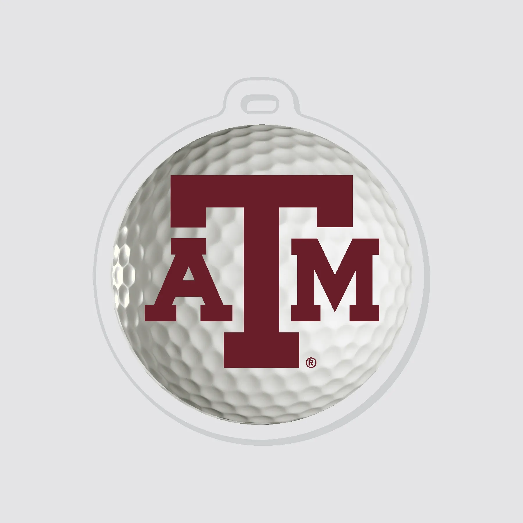 Texas A&M Golf Ball Luggage Tag