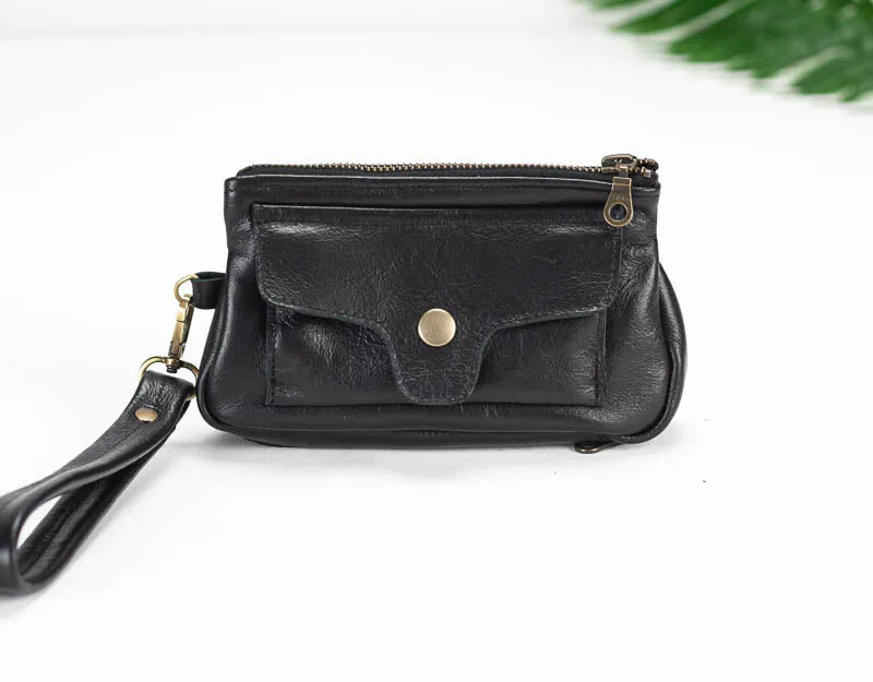 Thalia wallet - Black leather