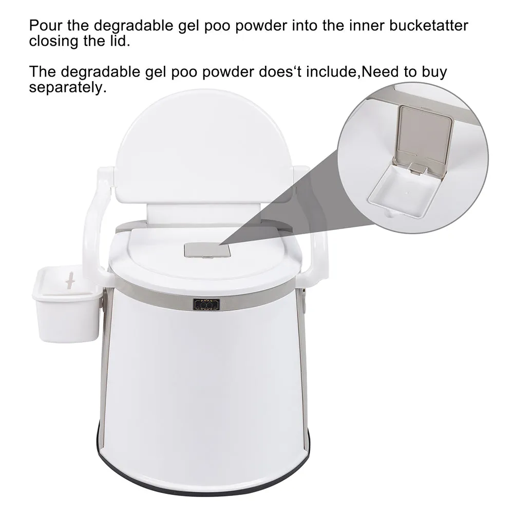 THBOXES Outdoor Portable Toilet With Carton/slip Strip Travel Toilet