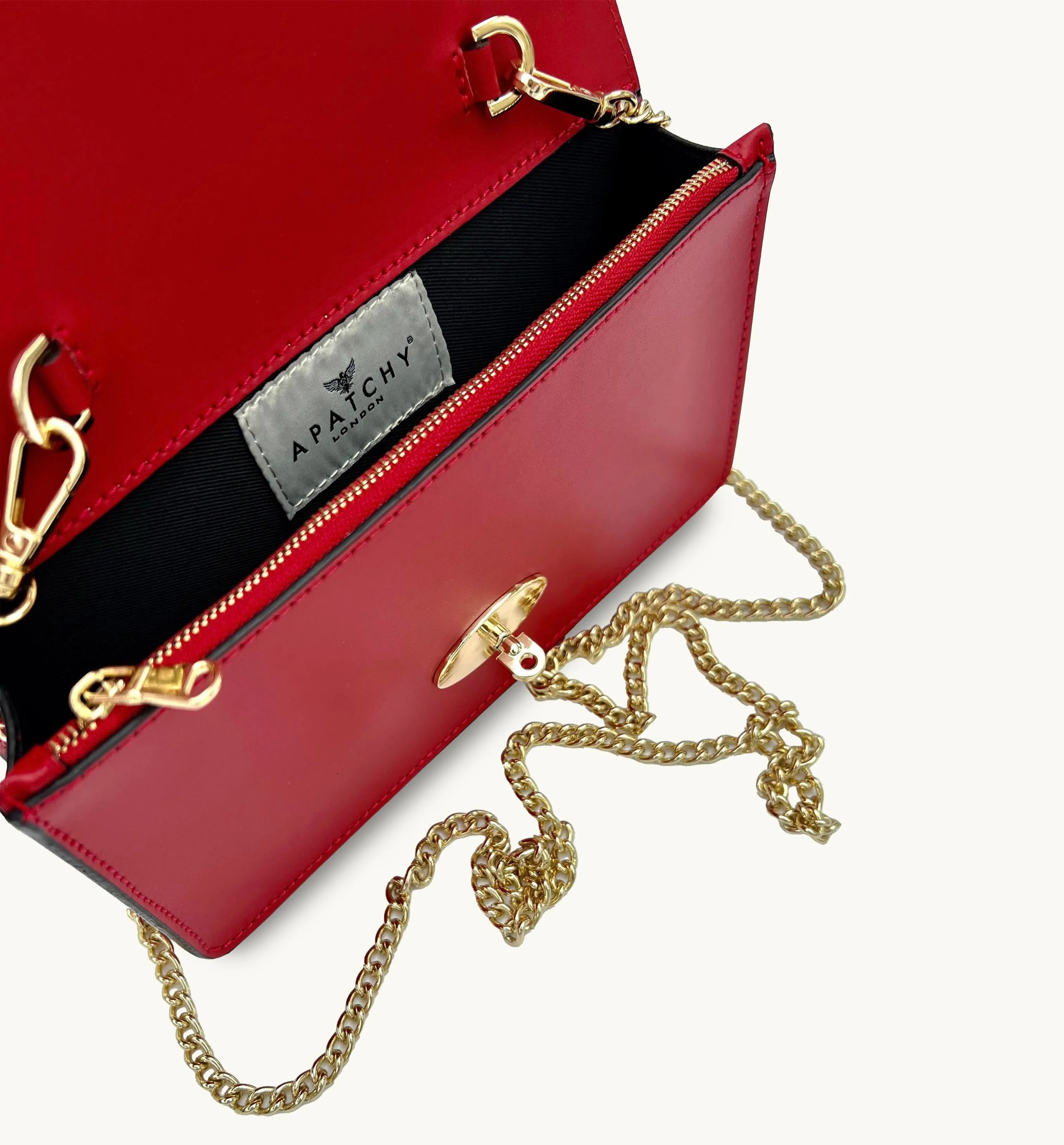 The Amelia Chilli Red Leather Bag