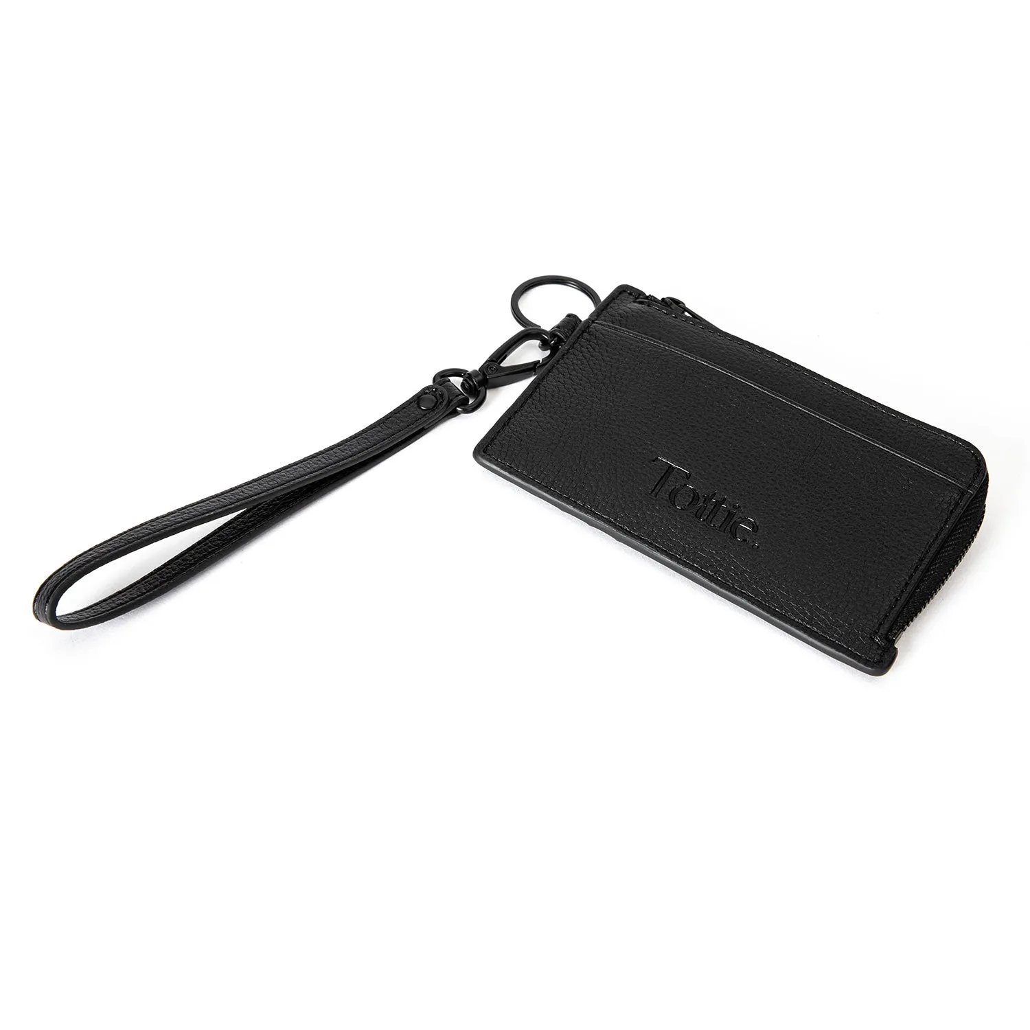 The Card Holder Wristlet Wallet (Black)