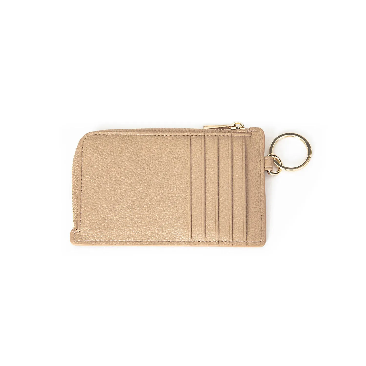 The Card Holder Wristlet Wallet (Stone)