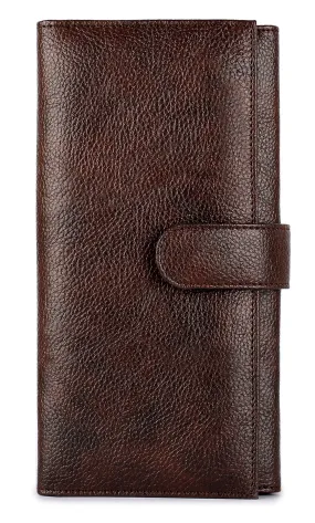 The Clownfish Dark Brown Passport Wallet (TCFTWLFL-ABDBR1)