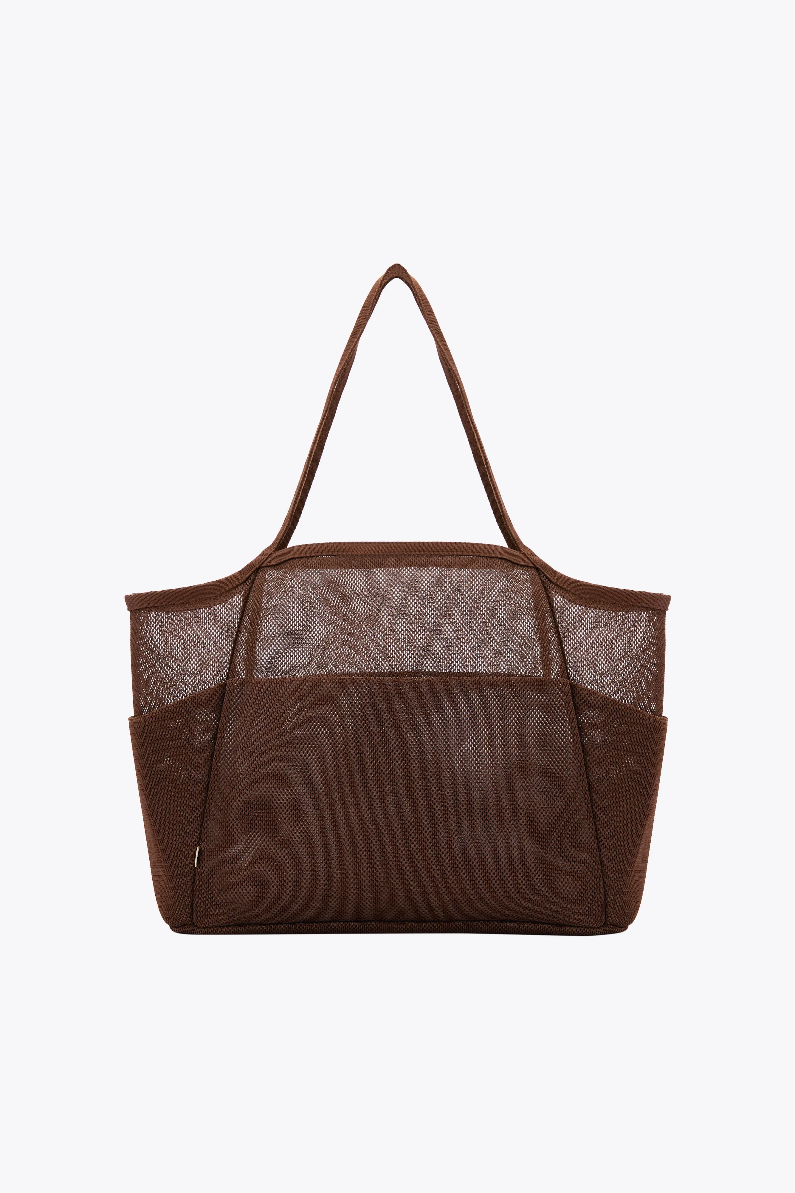 The Mesh Beach Tote in Maple