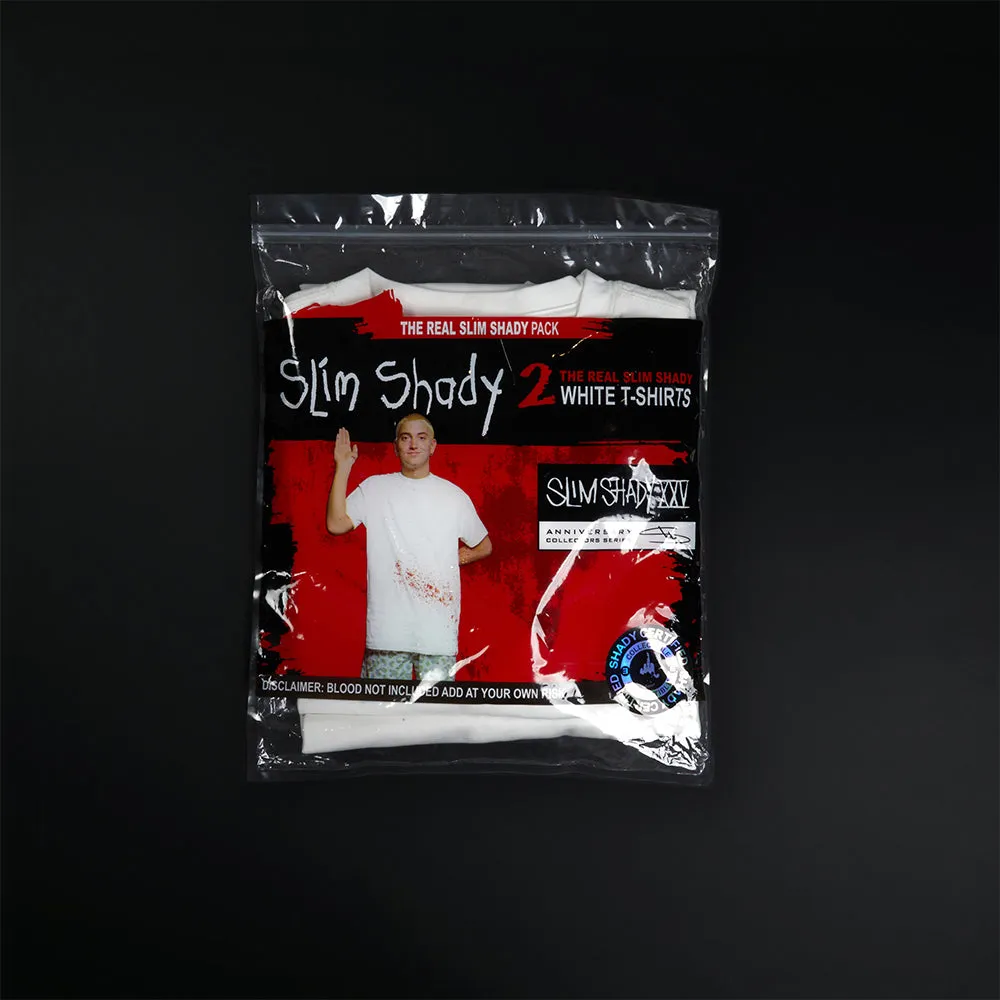 The Real Slim Shady White T-Shirt Pack