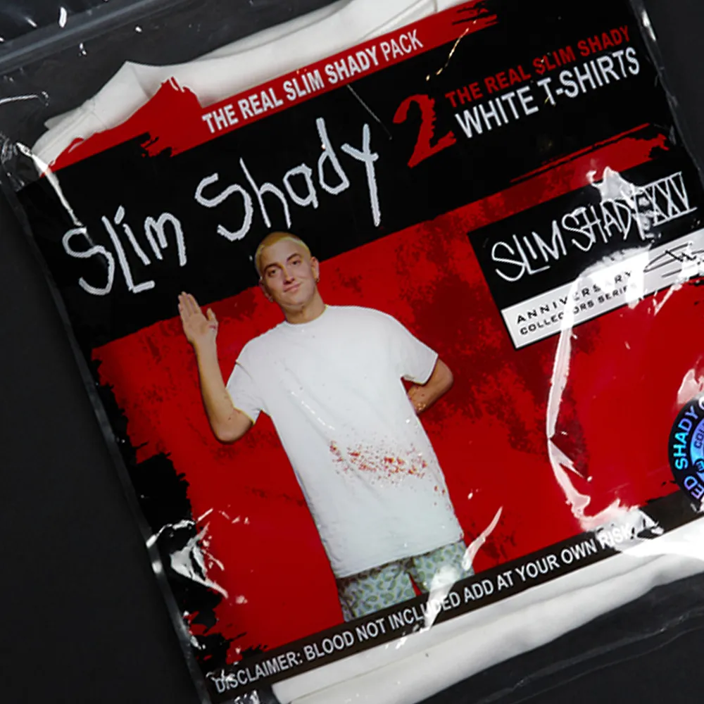 The Real Slim Shady White T-Shirt Pack