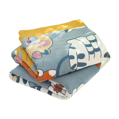 Throw Blanket Quilt Gift Adorable Cotton Quilt for Sofa Living Room