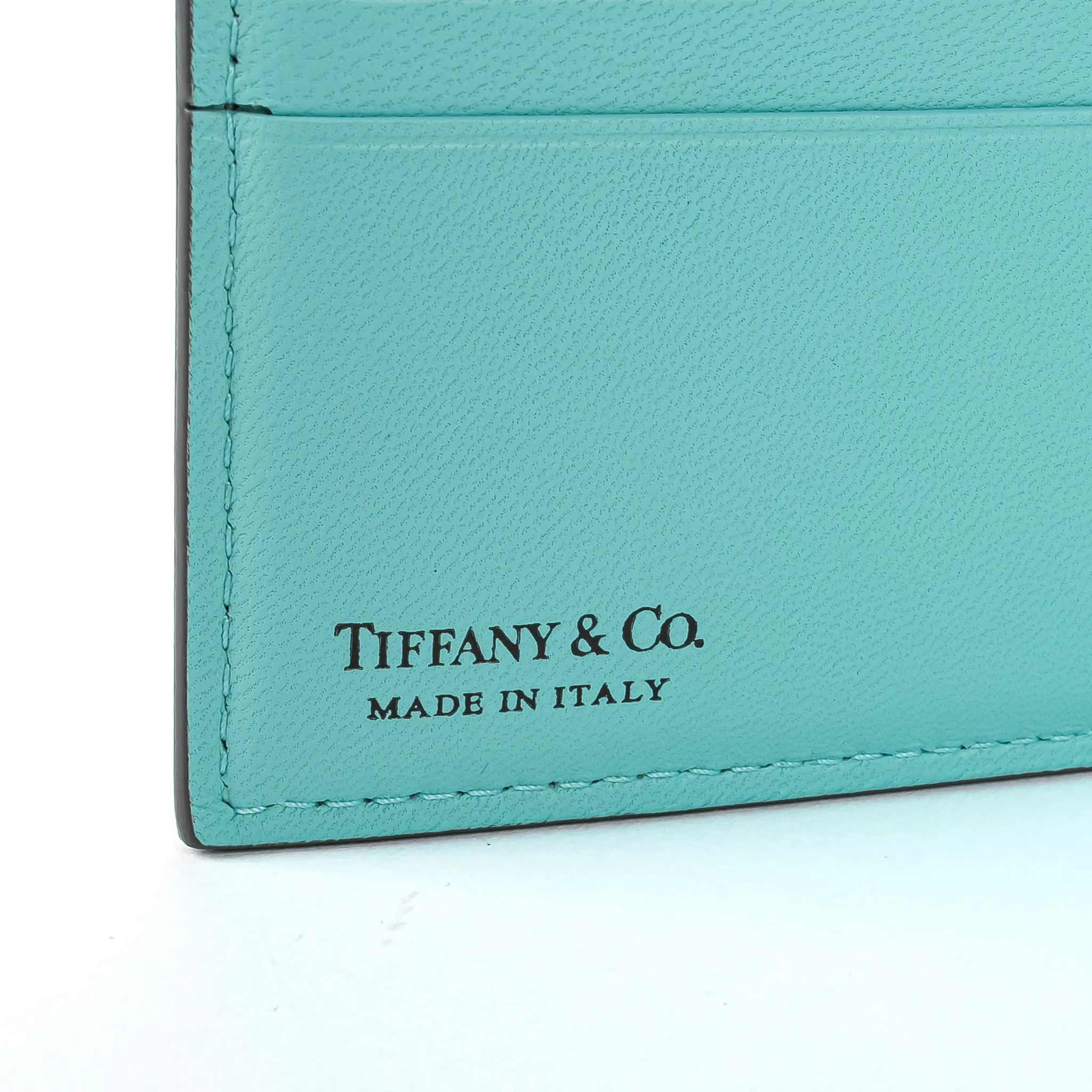 TIFFANY & CO Grey Leather Passport Holder