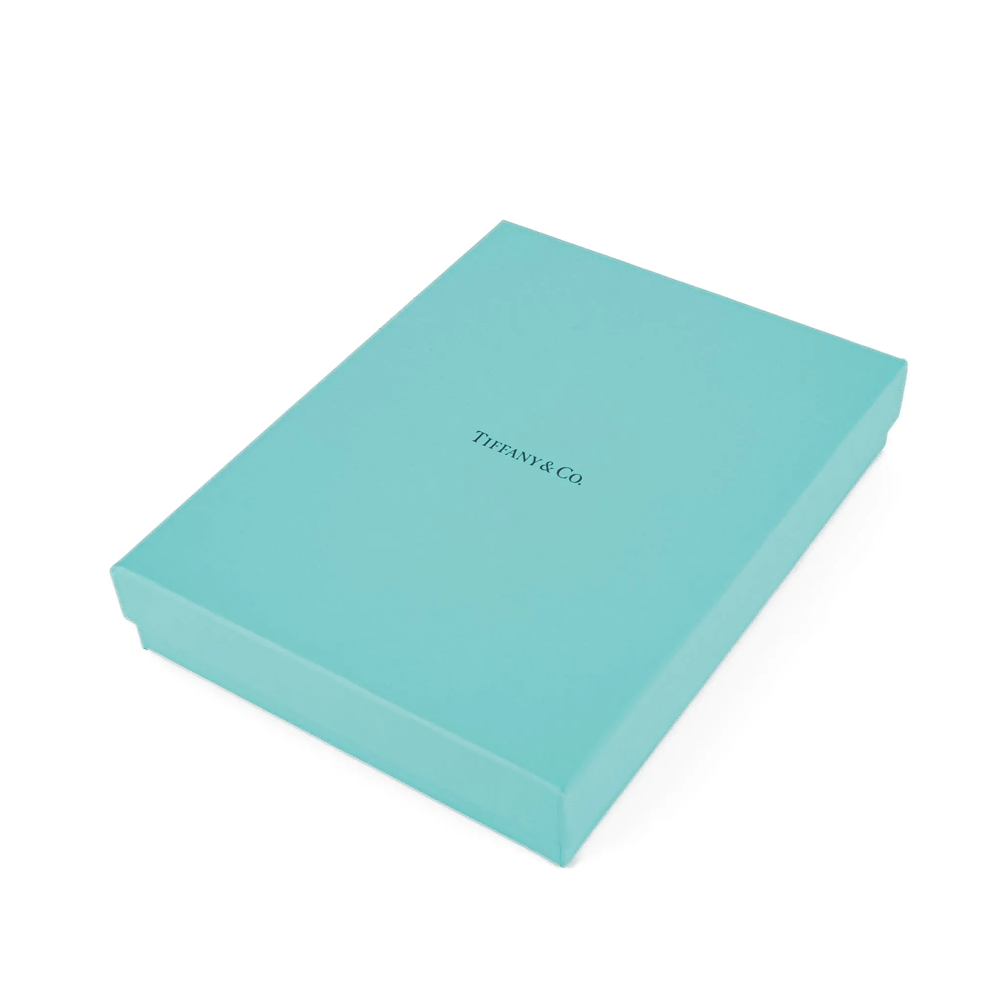 TIFFANY & CO Grey Leather Passport Holder