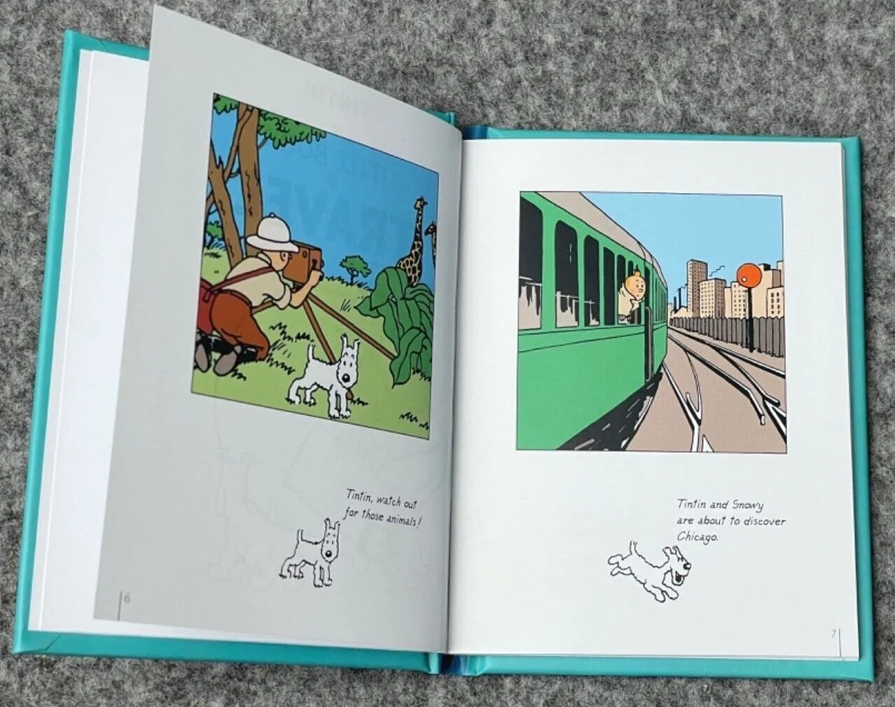 Tintin Little Book Of Travel / Peril UK Edition Hardback Set of 2