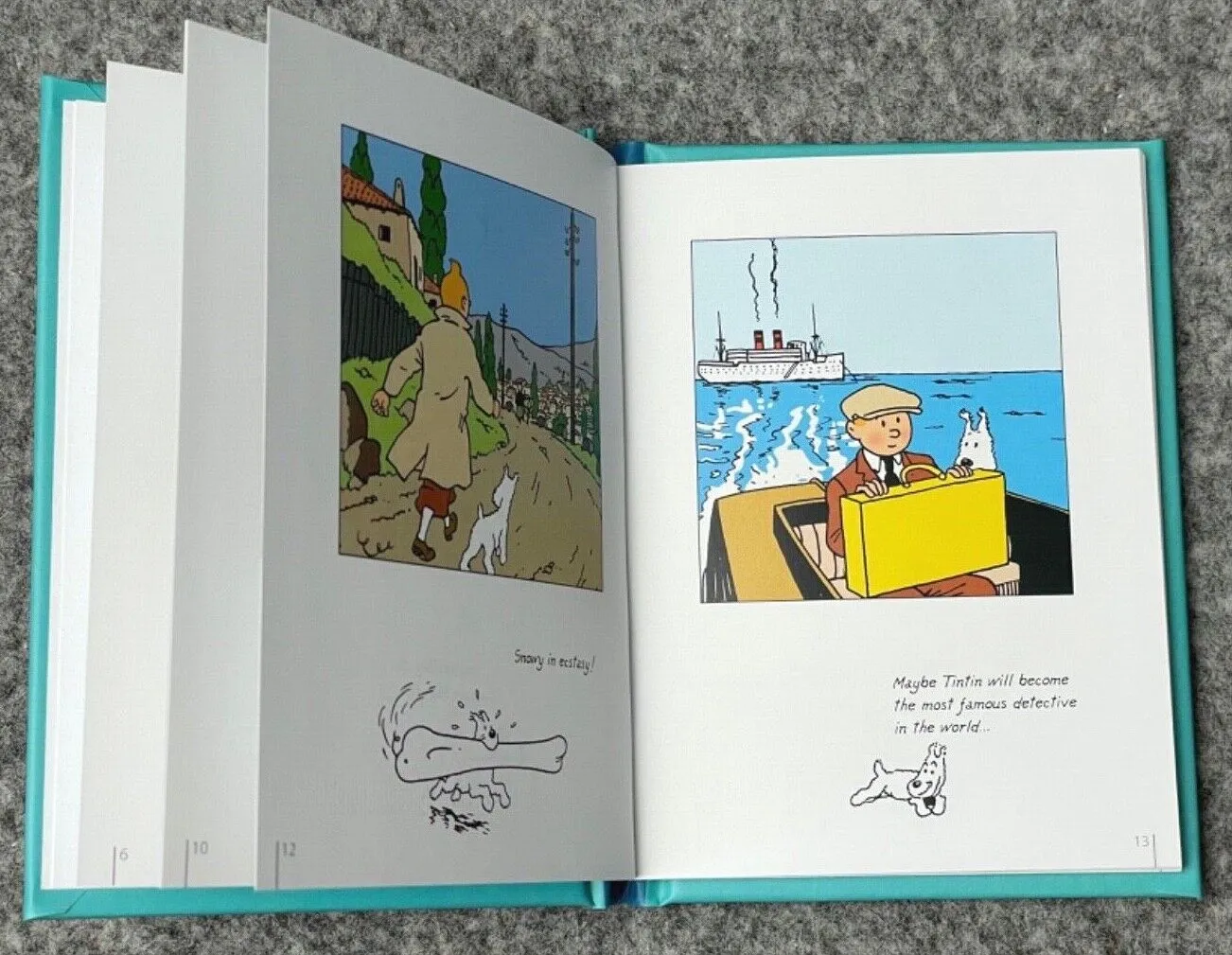 Tintin Little Book Of Travel UK Edition Hardback Moulinsart