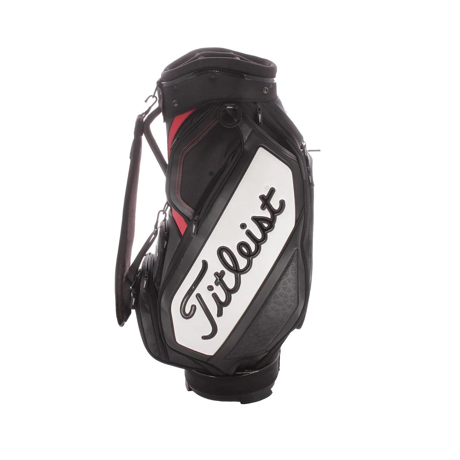 Titleist Tour Midsized Second Hand Tour Bag - Black/White/Red