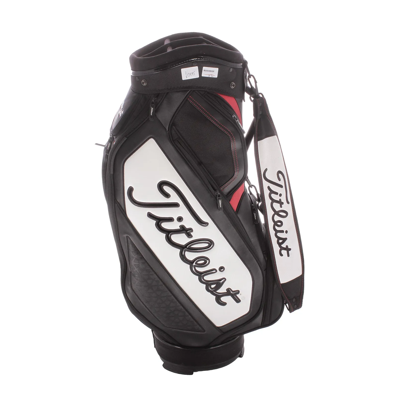 Titleist Tour Midsized Second Hand Tour Bag - Black/White/Red