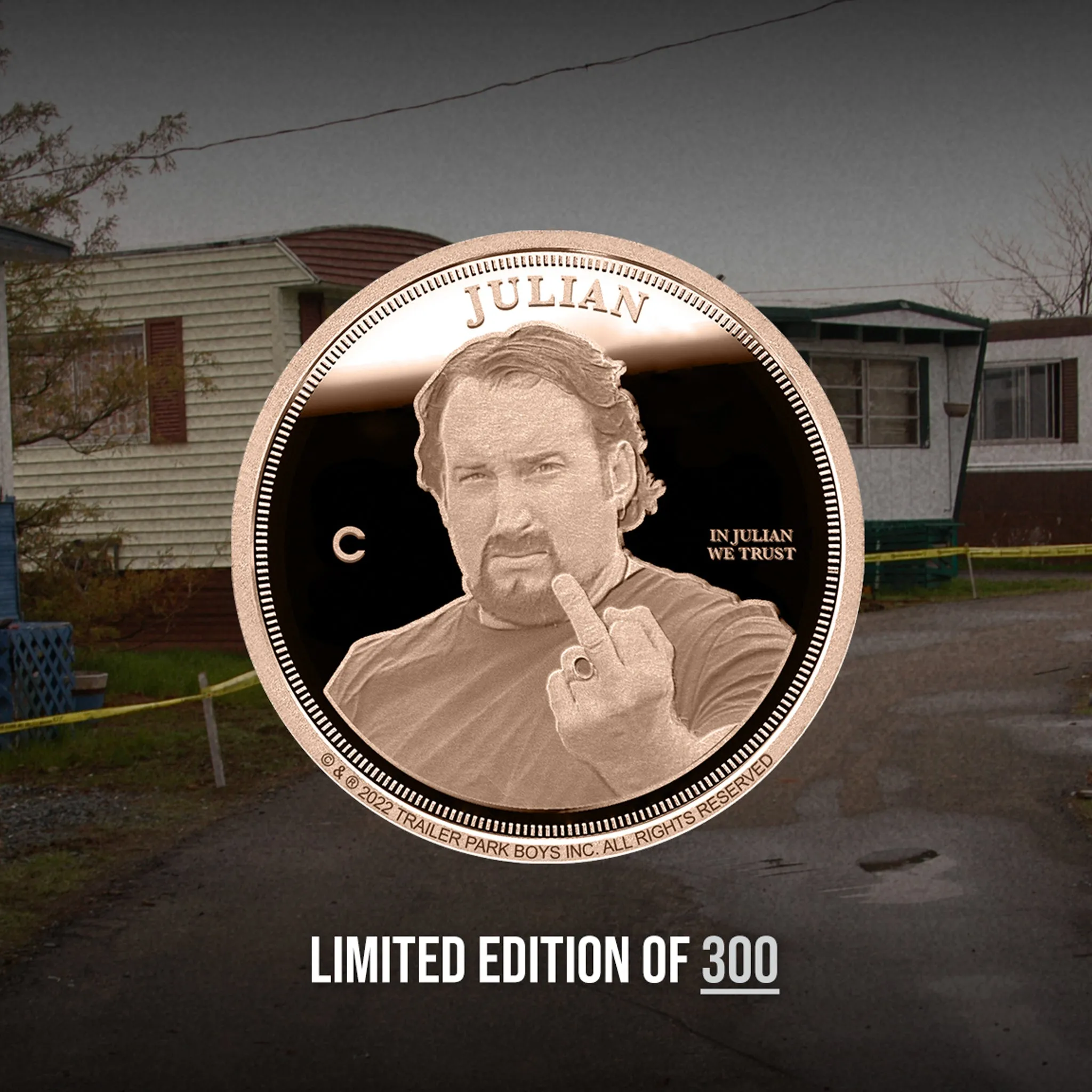 Trailer Park Boys "Julian" Copper Coin 1 oz