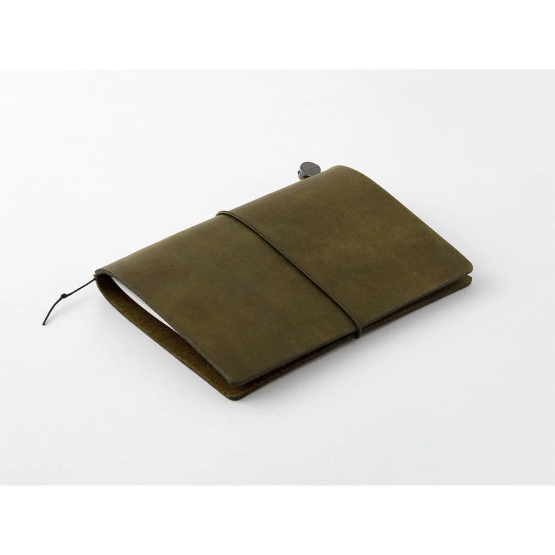 TRAVELER'S COMPANY Traveler's Notebook Leather Passport Size Olive