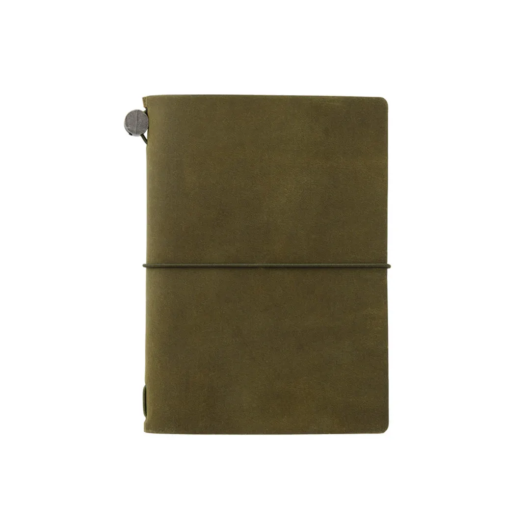 TRAVELER'S COMPANY Traveler's Notebook Leather Passport Size Olive