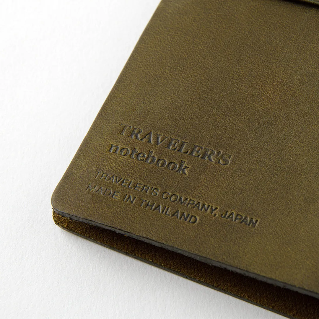 TRAVELER'S COMPANY Traveler's Notebook Leather Passport Size Olive