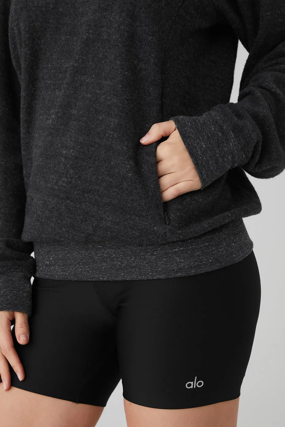 Triumph Crew Neck Sweatshirt - Charcoal Black Triblend