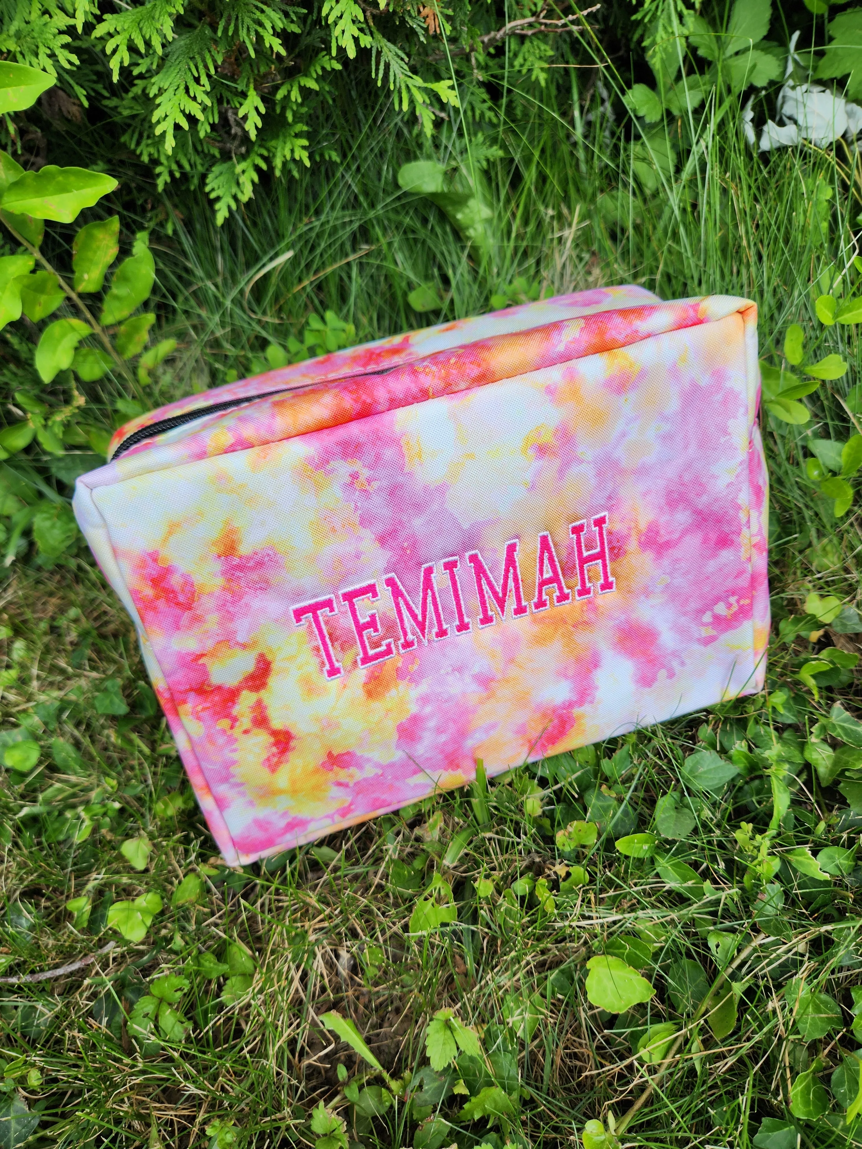 Tropical Tie Dye Toiletry Bag