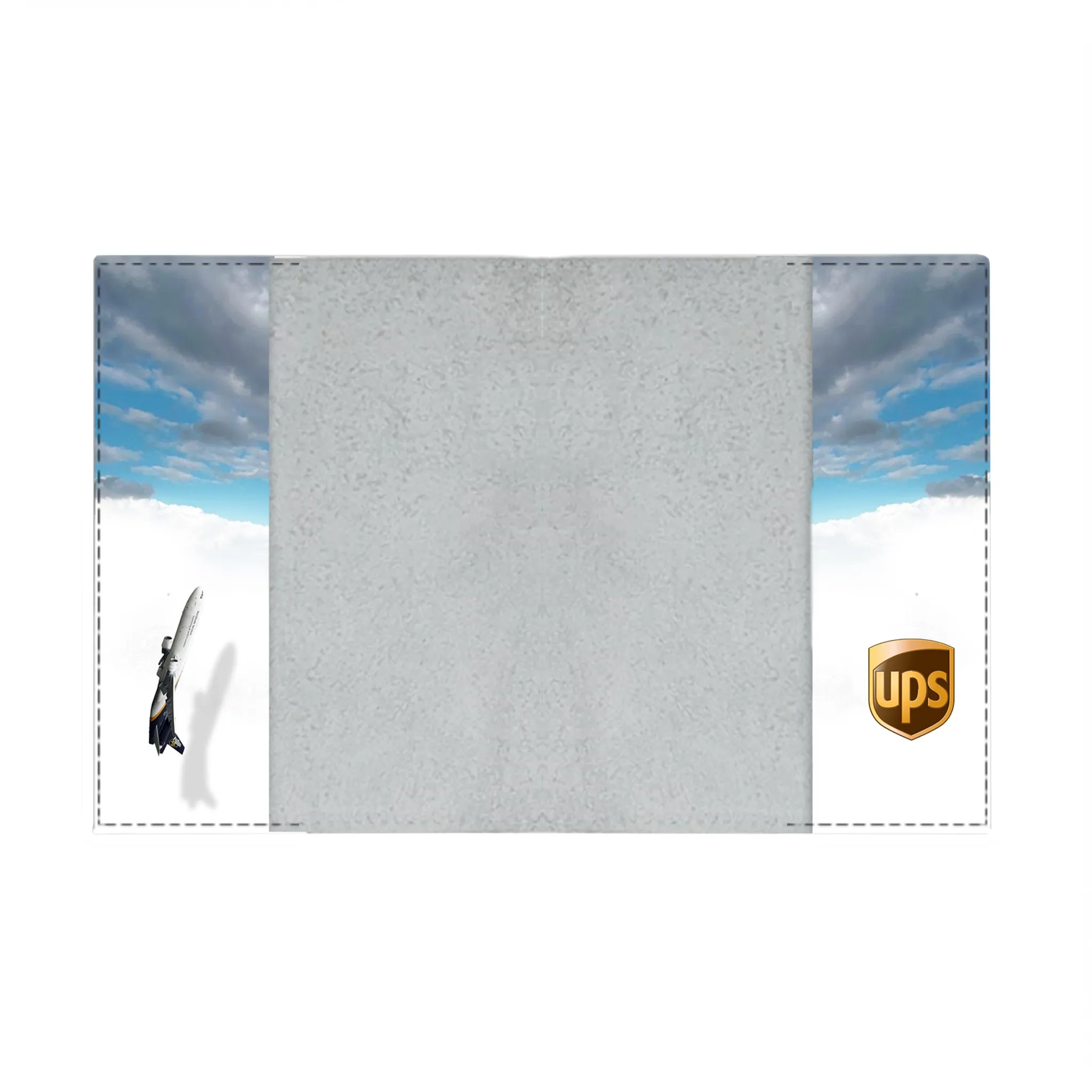 UPS MD-11 Blue Sky CREW- Passport Cover