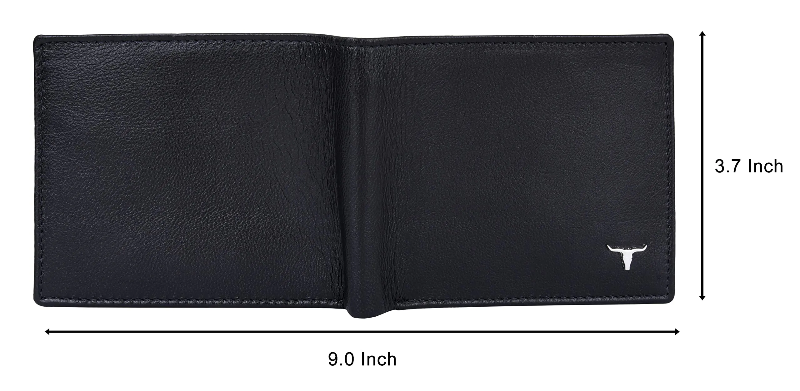 URBAN FOREST George Black Leather Wallet for Men