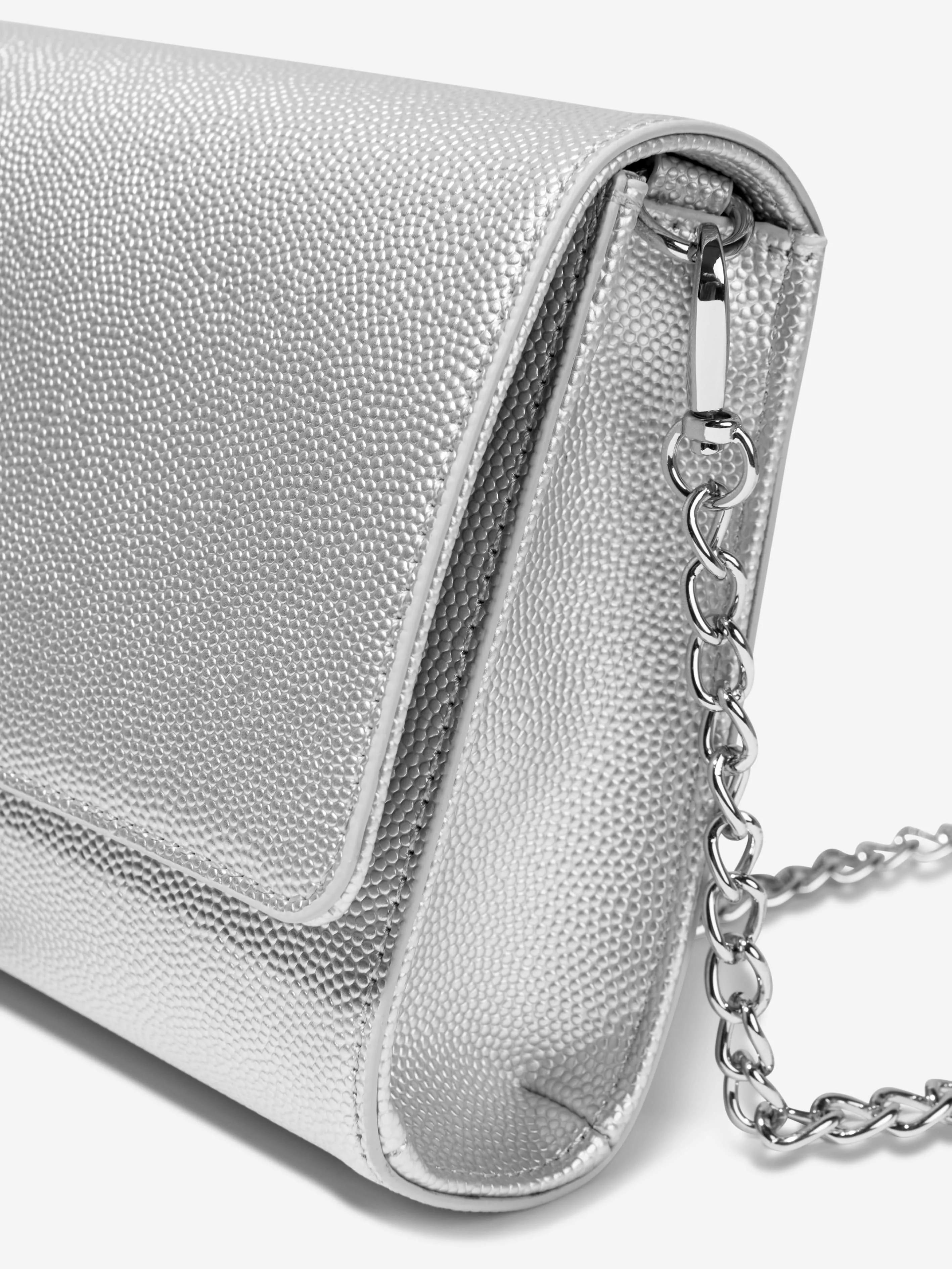 Valentino Girls Divina Pochette Bag in Silver