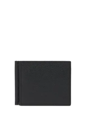 Valextra   Leather money clip wallet 