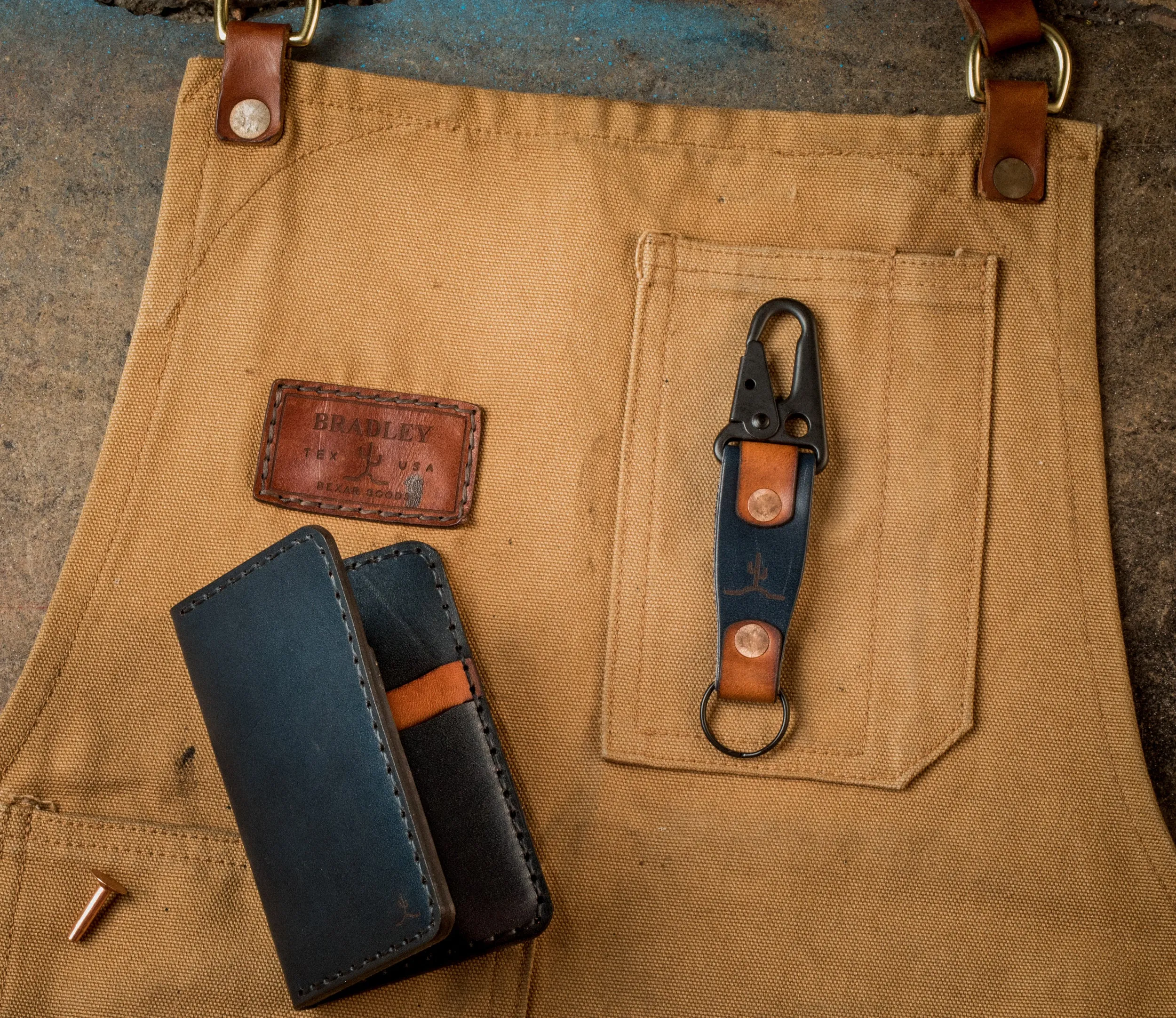 Vertical Card Wallet // Driftwood