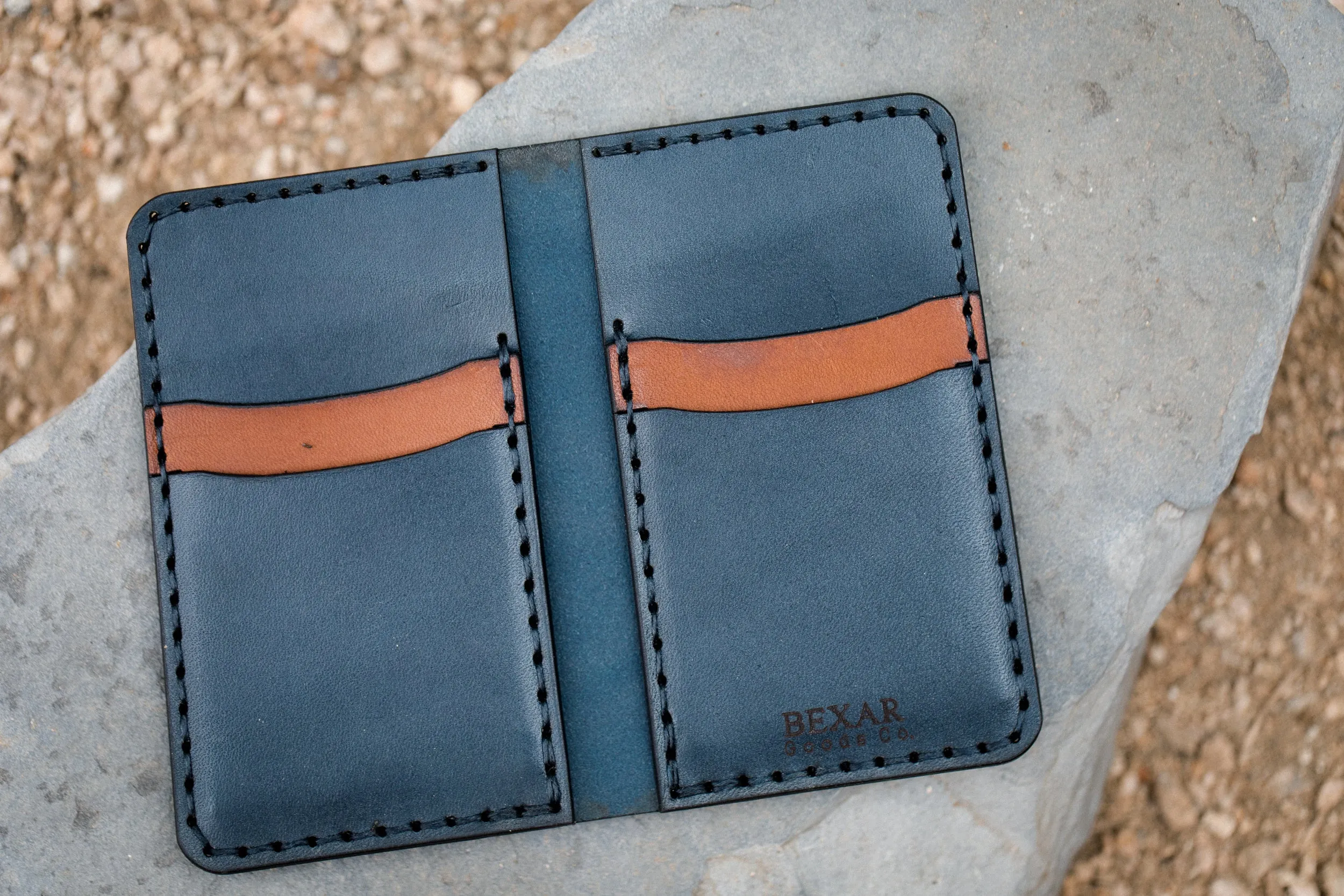 Vertical Card Wallet // Driftwood