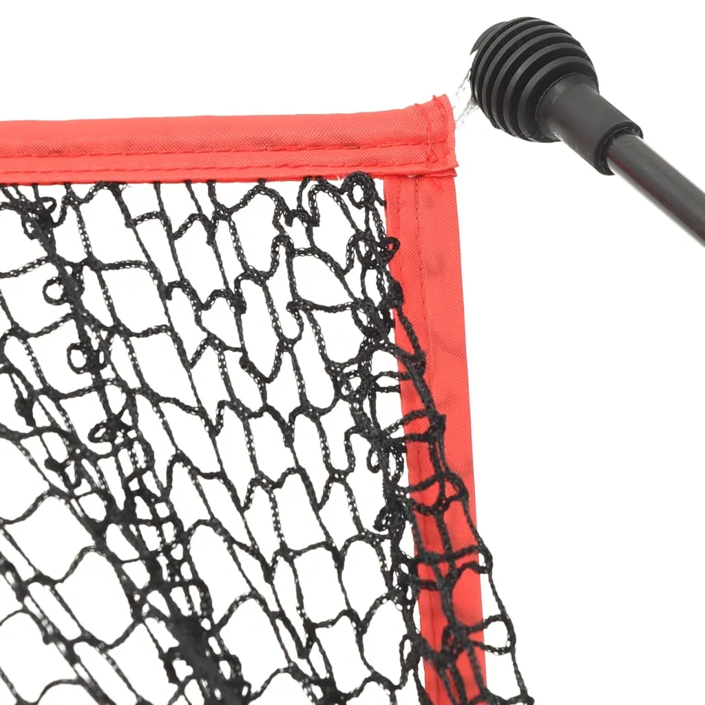 vidaXL Golf Practice Net Black and Red 305x91x213 cm Polyester