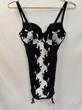 Vintage:  Victoria’s Secret B&W Corset Top